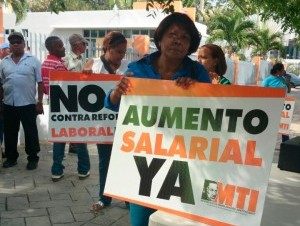 protesta salario